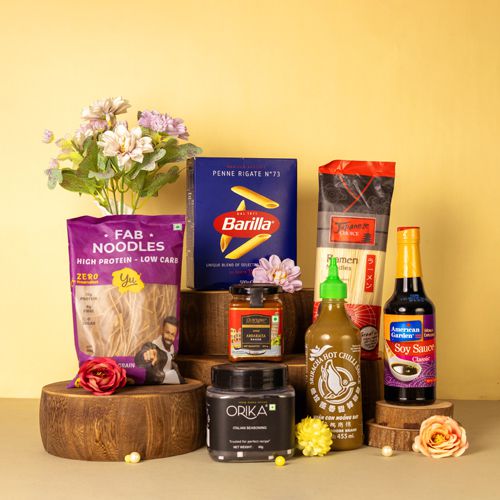 Exquisite Italian N Asian Cuisine Gift Hamper