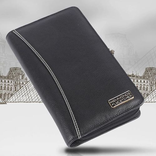 Designer Leather Passport Holder