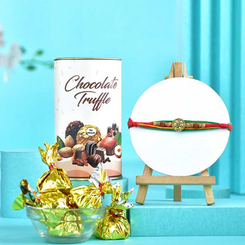 Rakhi with Delectable Chocolate Surprise