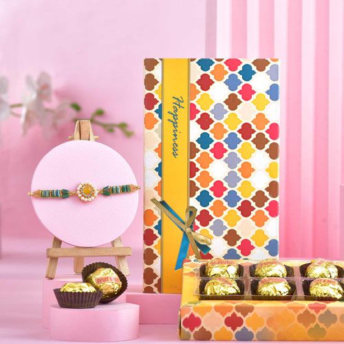 Chocolate Delight Rakhi Combo